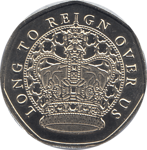 2018 50P SHAPED MEDALLION HM KING CHARLES III 6 MAY 2023 - WORLD COINS - Cambridgeshire Coins