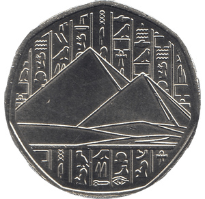2018 50P SHAPED MEDALLION NEPHTHYS GODDESS OF WOMEN - 50P SHAPED COIN - Cambridgeshire Coins