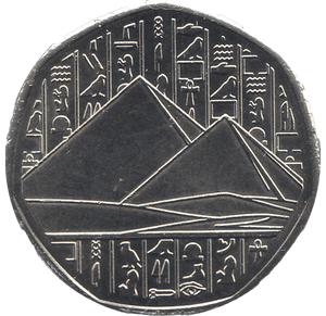 2018 50P SHAPED MEDALLION THOTH-INVENTOR OF WRITING - 50P SHAPED COIN - Cambridgeshire Coins