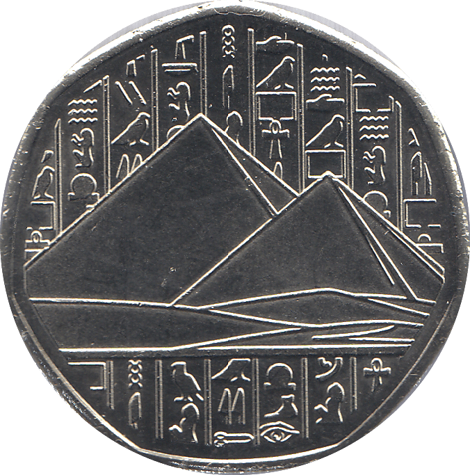 2018 50P SHAPED MEDALLION THOTH - INVENTOR OF WRITING - WORLD COINS - Cambridgeshire Coins