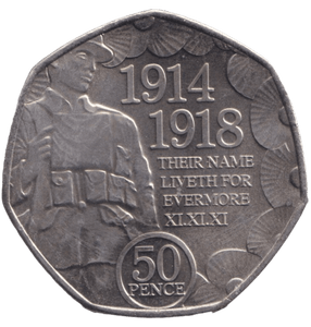 2018 50P THEIR NAME LIVETH - 50P REGIONAL ISSUES - Cambridgeshire Coins