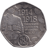 2018 50P THEIR NAME LIVETH - 50P REGIONAL ISSUES - Cambridgeshire Coins