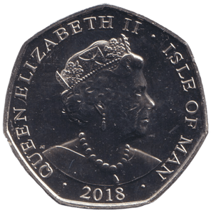 2018 65 SAPPHIRE ANNIVERSARY 50P ISLE OF MAN ( BU ) - 50P REGIONAL ISSUES - Cambridgeshire Coins