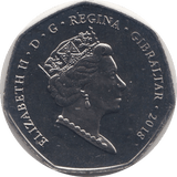 2018 BABOON FIFTY PENCE BRILLIANT UNCIRCULATED GIBRALTAR - WORLD COINS - Cambridgeshire Coins