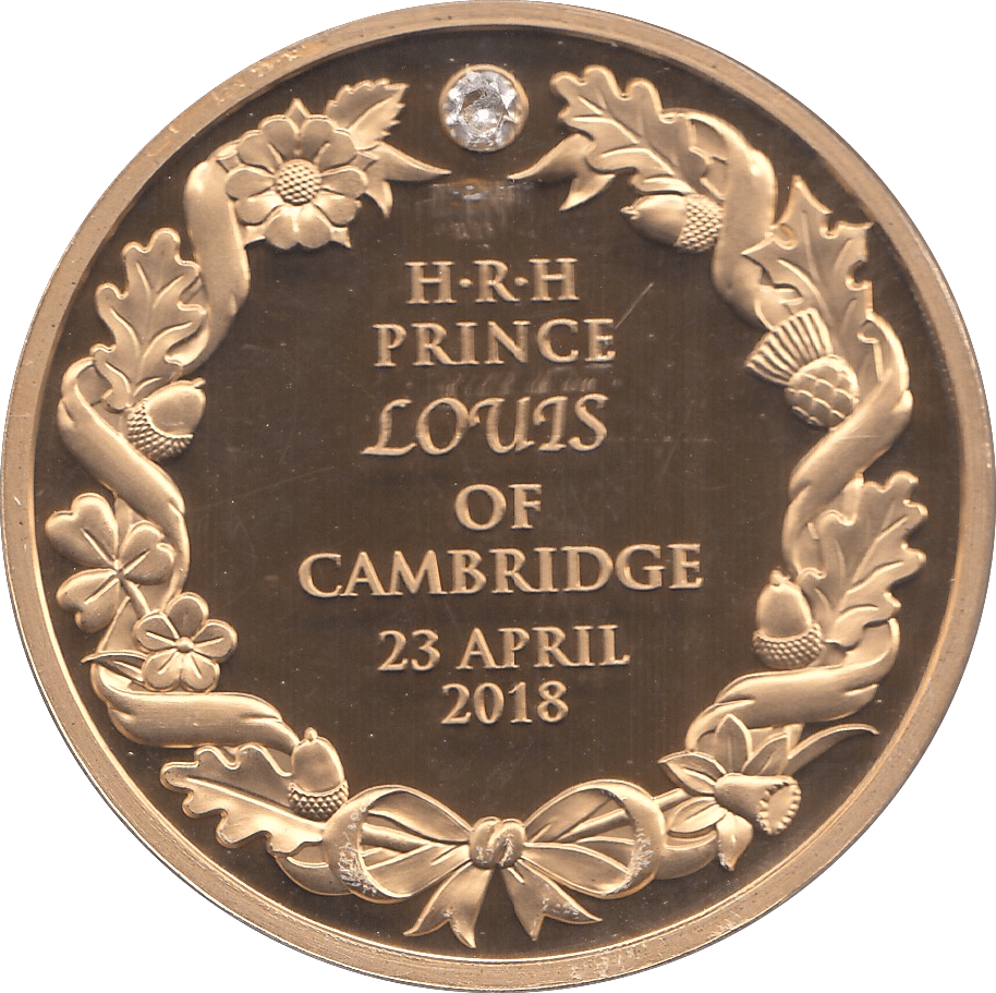 2018 BIRTH OF PRINCE LOUIS MEDALLION - MEDALS & MEDALLIONS - Cambridgeshire Coins