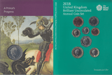 2018 BRILLIANT UNCIRCULATED ANNUAL COIN SET - Brilliant Uncirculated Year Sets - Cambridgeshire Coins