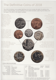 2018 BRILLIANT UNCIRCULATED DEFINITIVE COIN YEAR SET - Brilliant Uncirculated Year Sets - Cambridgeshire Coins