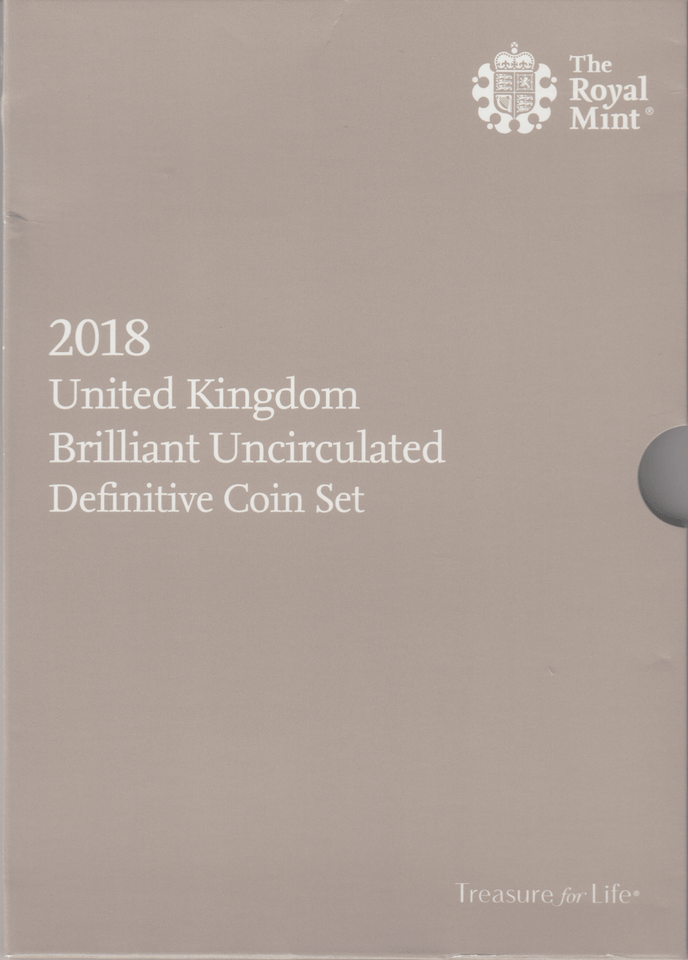 2018 BRILLIANT UNCIRCULATED DEFINITIVE COIN YEAR SET - Brilliant Uncirculated Year Sets - Cambridgeshire Coins