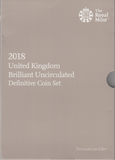 2018 BRILLIANT UNCIRCULATED DEFINITIVE COIN YEAR SET - Brilliant Uncirculated Year Sets - Cambridgeshire Coins