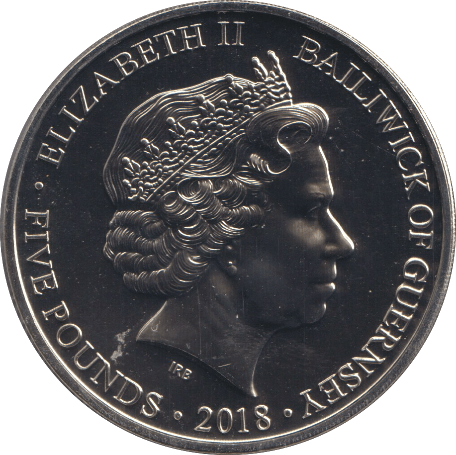 2018 BU FIVE POUNDS ELIZABETH CORONATION - WORLD COINS - Cambridgeshire Coins