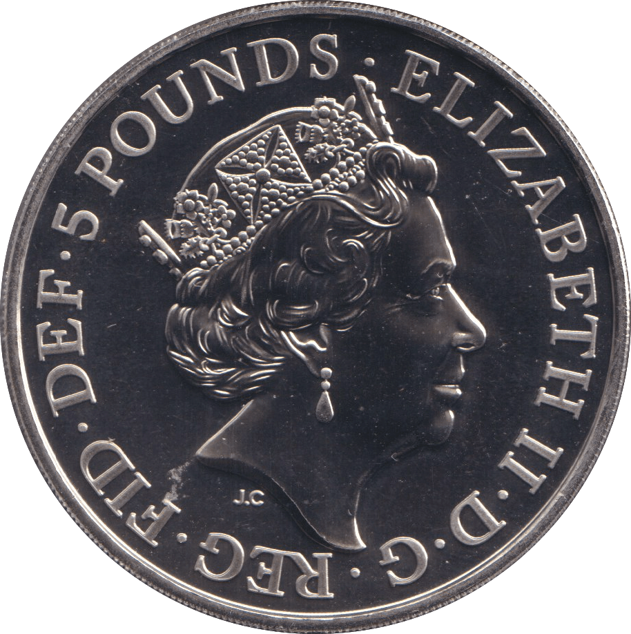 2018 BU FIVE POUNDS HARRY AND MEGHAN WEDDING - WORLD COINS - Cambridgeshire Coins