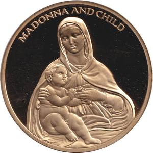 2018 CHRISTMAS MEDALLION - MADONNA AND CHILD - WORLD COINS - Cambridgeshire Coins