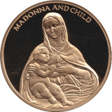 2018 CHRISTMAS MEDALLION - MADONNA AND CHILD - WORLD COINS - Cambridgeshire Coins