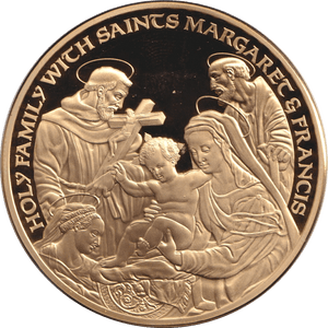 2018 CHRISTMAS MEDALLION - ST MARGARET AND FRANCIS - WORLD COINS - Cambridgeshire Coins