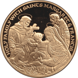 2018 CHRISTMAS MEDALLION - ST MARGARET AND FRANCIS - WORLD COINS - Cambridgeshire Coins