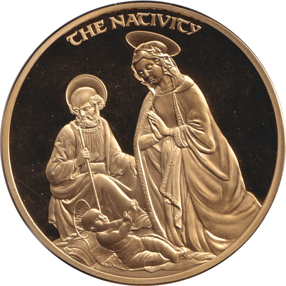 2018 CHRISTMAS MEDALLION - THE NATIVITY - WORLD COINS - Cambridgeshire Coins