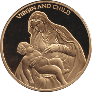 2018 CHRISTMAS MEDALLION - VIRGIN AND CHILD - WORLD COINS - Cambridgeshire Coins