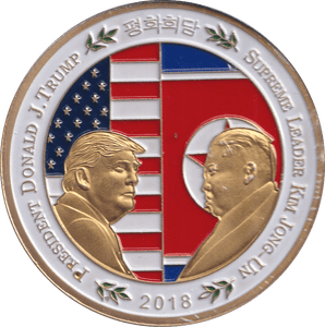 2018 COIN PEACE TALKS USA KOREA - OTHER TOKENS - Cambridgeshire Coins