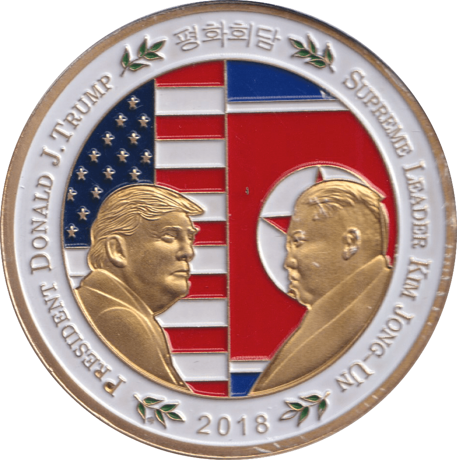 2018 COIN PEACE TALKS USA KOREA - OTHER TOKENS - Cambridgeshire Coins