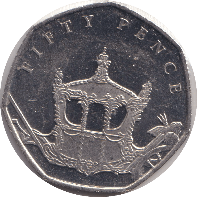 2018 FIFTY PENCE - IOM CARRIAGE - WORLD COINS - Cambridgeshire Coins