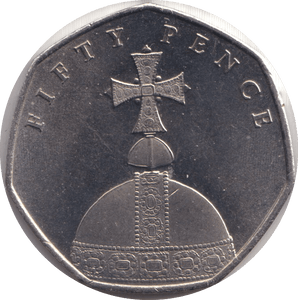 2018 FIFTY PENCE - IOM SEPTER - WORLD COINS - Cambridgeshire Coins