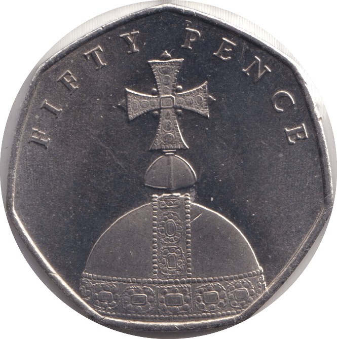 2018 FIFTY PENCE - IOM SEPTER - WORLD COINS - Cambridgeshire Coins