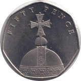 2018 FIFTY PENCE - IOM SEPTER - WORLD COINS - Cambridgeshire Coins