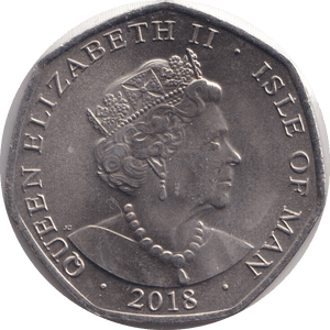 2018 FIFTY PENCE - IOM THEIR NAME LIVETH - WORLD COINS - Cambridgeshire Coins