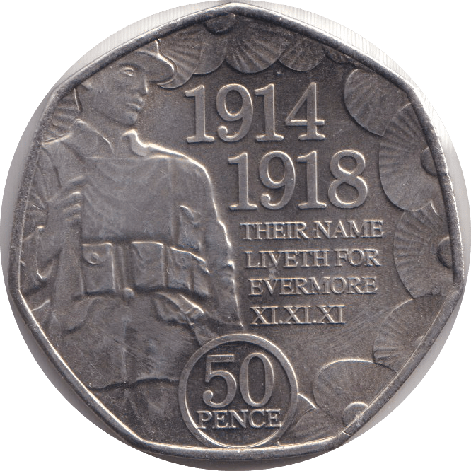 2018 FIFTY PENCE - IOM THEIR NAME LIVETH - WORLD COINS - Cambridgeshire Coins