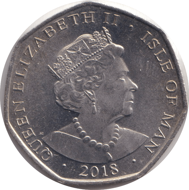 2018 FIFTY PENCE - IOM THINGS I HAVE HERE PROMISED - WORLD COINS - Cambridgeshire Coins