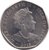 2018 FIFTY PENCE - IOM THINGS I HAVE HERE PROMISED - WORLD COINS - Cambridgeshire Coins