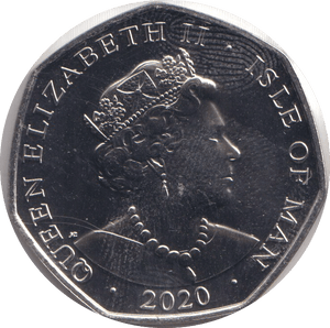 2018 FIFTY PENCE - IOM 'T' - WORLD COINS - Cambridgeshire Coins
