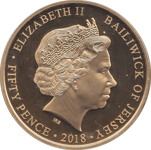 2018 FIFTY PENCE JERSEY - WORLD COINS - Cambridgeshire Coins