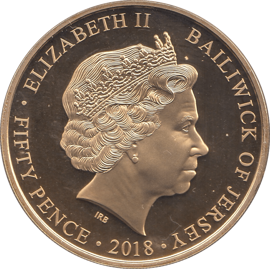 2018 FIFTY PENCE JERSEY - WORLD COINS - Cambridgeshire Coins