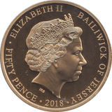 2018 FIFTY PENCE JERSEY - WORLD COINS - Cambridgeshire Coins