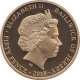 2018 FIFTY PENCE JERSEY - WORLD COINS - Cambridgeshire Coins
