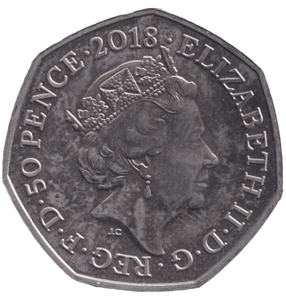 2018 FIFTY PENCE MRS TITTLEMOUSE COLOURED 50P BEATRIX POTTER COIN - BEATRIX POTTER 50P - Cambridgeshire Coins
