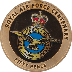 2018 FIFTY PENCE ROYAL AIR FORCE SQUADRONS - WORLD COINS - Cambridgeshire Coins