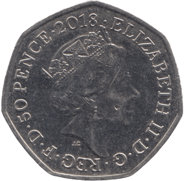 2018 FIFTY PENCE TAILOR OF GLOUCESTER COLOURED 50P BEATRIX POTTER COIN - BEATRIX POTTER - Cambridgeshire Coins