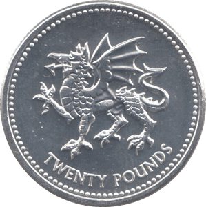 2018 FINE SILVER WELSH DRAGON £20 COIN - WORLD COINS - Cambridgeshire Coins