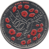 2018 FIVE POUNDS 100TH ANNIVERSARY END OF WWI - £5 BU - Cambridgeshire Coins