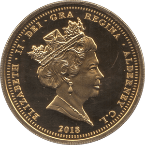 2018 FIVE POUNDS COIN ALDERNEY - WORLD COINS - Cambridgeshire Coins
