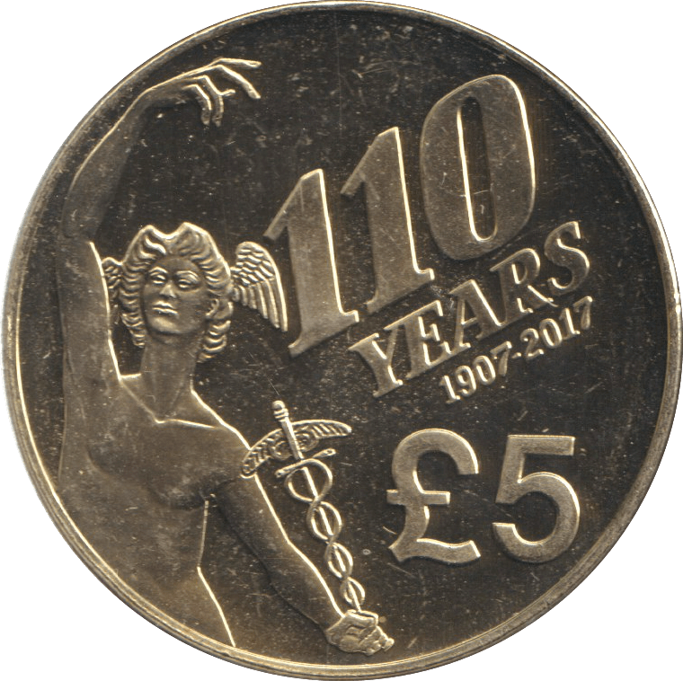 2018 FIVE POUNDS - WORLD COINS - Cambridgeshire Coins