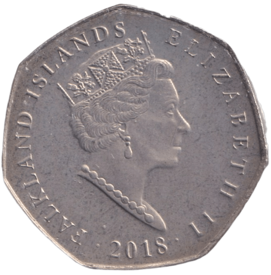 2018 GENTOO PENGUIN 50P FALKLAND ISLANDS - 50p BU - Cambridgeshire Coins