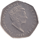 2018 GENTOO PENGUIN 50P FALKLAND ISLANDS - 50p BU - Cambridgeshire Coins