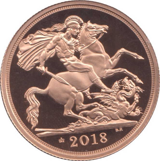2018 GOLD DOUBLE SOVEREIGN TWO POUNDS ( PROOF ) - Double Sovereign - Cambridgeshire Coins