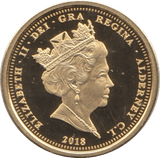 2018 GOLD HALF SOVEREIGN ALDERNEY ( PROOF ) - Gold World Coins - Cambridgeshire Coins