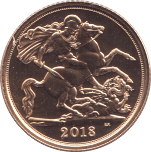 2018 GOLD HALF SOVEREIGN ( BU ) - Half Sovereign - Cambridgeshire Coins