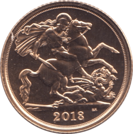 2018 GOLD HALF SOVEREIGN ( BU ) - Half Sovereign - Cambridgeshire Coins