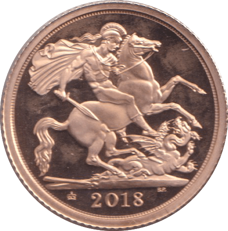 2018 GOLD HALF SOVEREIGN ( PROOF ) - HALF SOVEREIGN - Cambridgeshire Coins